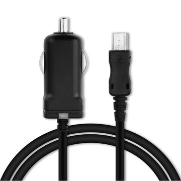 12V / 24V Stikkontakt til Mini USB Biloplader til T-Mobile MDA Touch / MDA Vario 3 / MDA Touch Plus / MDA Basic / G2 Telefon / Smartphone Lighter Adapter 1.5m Opladningskabel