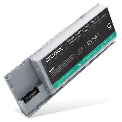 Batteri til Dell Latitude D630, D620, D630 ATG, D630c, PP18L, RD300, RD301, PC764, PD685 Bærbar computer - 4400mAh 11.1V 