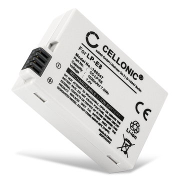 LP-E8 batteri til Canon EOS 600D EOS 650D EOS 700D EOS 550D EOS Kiss X4 Kiss X5 Kiss X6i EOS Rebel T2i T3i T4i T5i DSLR LPE8 kamera batteriudskiftning - 1020mAh