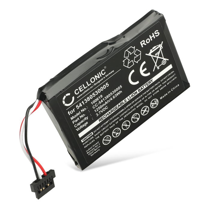 Battery til Medion GoPal P4410/P4210; Becker Active 43/Ready 43; Mitac Mio P350/P550 1250mAh 3.7V