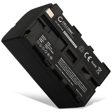 Kamera Batteri til Sony HXR-MC2500 HXR-NX100 -NX5 HDR-FX1 -FX7 -FX1000 DSR-PD150 -PD170 NEX-FS700r HVR-Z1 DCR-VX2000 - NP-F970 -F96 NP-F550 -F570 -F750 -F770 -F330 4400mAh Udskiftsningsbatteri til kamera