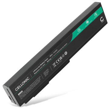 Batteri til ASUS B43, X55, N53S, N53SV, N53, N61J, G51J, G60J, X64J, Pro58 Series Bærbar computer - 4400mAh 11.1V 