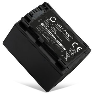 Kamera Batteri til Sony FDR-AX53 FDR-AX33 FDR-AX100E, HDR-CX280 HDR-CX305 HDR-CX425 HDR-CX570 HDR-CX625 HDR-CX730 - NP-FV70 NP-FV100 1500mAh NP-FV70 Udskiftsningsbatteri til kamera