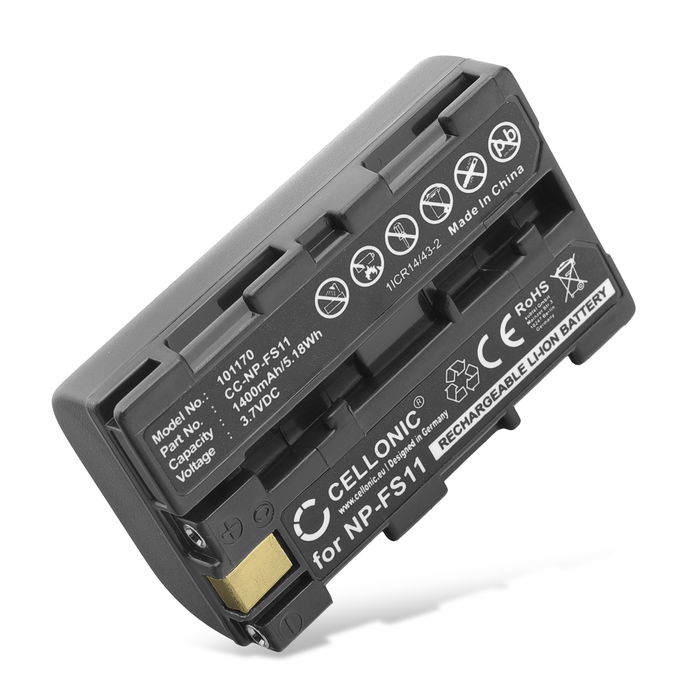 Sony NP-FS11 batteri 1400mAh 3.6V - 3.7V fra CELLONIC