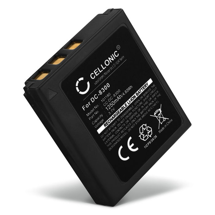 1x CELLONIC® Camera Battery for Revue DC 100 DC 80 DC 8000, Avant S10 S10x6 S8 S8x6, Vivitar ViviCam X60 X30 Replacement BATS8 Battery 1250mAh Backup BATS8