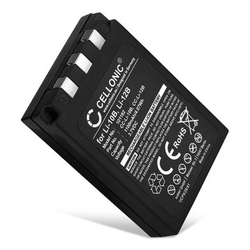 Kamera Batteri til Olympus C-770 C-765 Ultra Zoom C-760 C-50 Zoom C-60 C-70 C-5000 C-7000 FE-200 Stylus 300 Mju 400 300 IR-500 Micro 600 X-500 D-590 - LI-10B,LI-12B 1100mAh Udskiftsningsbatteri til kamera