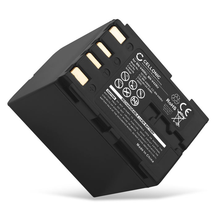 Kamera Batteri til JVC GR-DVL100 -DVL145 -DVL150 -DVL157 -DVL167 GR-DV2000 -DV3000 -DV4000 -DV500 GR-D20 -D21 - BN-V408U -V416U -V428U BN-V438U 3300mAh Udskiftsningsbatteri til kamera
