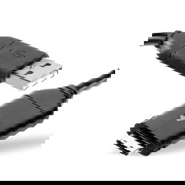 Kamera USB-kabel til Samsung i8 WB500 WB5500 WB600 WB650 WB700 PL100 PL150 PL20 PL210 PL50 ES55 ES65 ES70 ES75 ST65 ST500 ST30 L100 TL220 1.5m Hurtig opladning af datakabel til kamera Opladerledning PVC - Sort