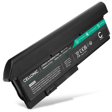 Batteri til Lenovo ThinkPad X201, X200, X201i, X200s, X201s, X200si, 42T4534, 42T4537 Bærbar computer - 6600mAh 10.8V 