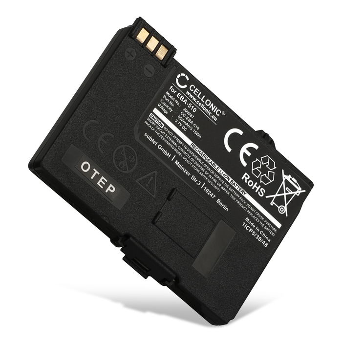Battery til Siemens Gigaset SL2, SL55, SL560, SL550, SL100, SL1, SL150, SL56 850mAh 3.7V fra CELLONIC