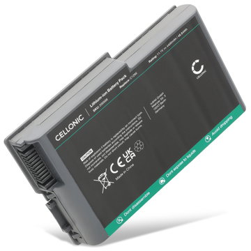 Batteri til Dell Latitude D610, D520, D600, D530, D505, D510, D500, Inspiron 510m, 500m, 600m Bærbar computer - 4400mAh 11.1V 