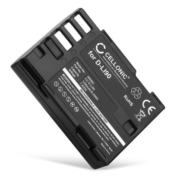 Kamera Batteri til Pentax 645D, 645Z, K-01, K-1, K-3, K-3 II, K-5, K-5 II, K-5 IIs, K-7 - D-Li90 1250mAh D-Li90 Udskiftsningsbatteri til kamera