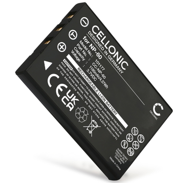 1x Batteri til Prosio DS653 DVCam XV11 Slim Neo XV6 XT16i Lithium-Ionen 3.7V (1180mAh, 3.7V) fra CELLONIC