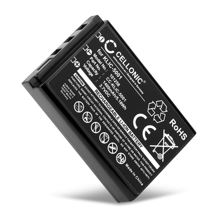 Kamera Batteri til Sanyo Xacti VPC-FH1 / VPC-HD1000 / VPC-HD1010 / VPC-HD2000 / VPC-HD2000A - DB-L50 1400mAh DB-L50 Udskiftsningsbatteri til kamera