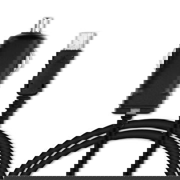 subtel 12V / 24V Socket to Mini USB In Car Charger for Creative Zen Micro / Zen Microphoto / Zen V / Zen V Plus / Zen Wav / Zen X-Fi Cigarette Lighter Adapter 1.1m Charging Cable