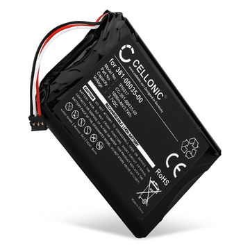 CELLONIC GPS Batteri til Garmin nüvi 2350LT nüvi 2360LT nüvi 2370LT nüvi 2340LT / Edge Touring Plus 361-00035-00,361-00035-02 1000mAh SatNav nyt Navigationsbatteri