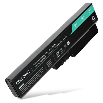 Batteri til Lenovo G550, N500, B550, G550, G555, V450, G530, V460, G450,IdeaPad Z360, Y430, 42T4585, L08S6Y02 Bærbar computer - 4400mAh 11.1V 
