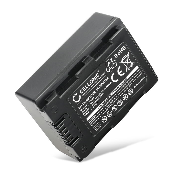 Battery for Samsung HMX-F90 F80 F900 F800 HMX-H200 H400 H300 SMX-F40 F44 F70 F50 F54 F53 CELLONIC