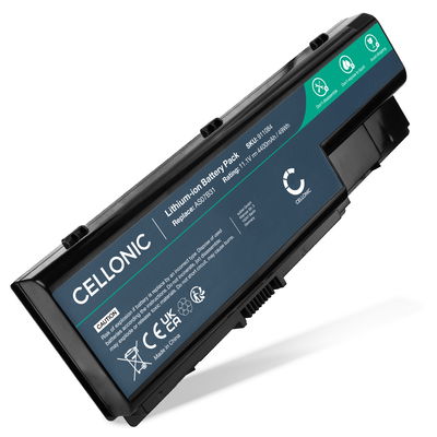 Batteri til Acer Aspire 8930G, 8920G, 8920, 7738G, 5920, Packard Bell EasyNote LJ65, LJ75, LJ71, eMachines E520, eMachines E510, Acer AS07B31 Bærbar computer - 4400mAh 11.1V 