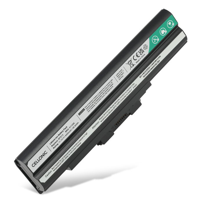 Battery for Sony VAIO SVE11, VAIO VGN, VAIO VPC, VGP-BPS13, VGP-BPL13, VGP-BPL21 10.8V - 11.1V 4400mAh from subtel