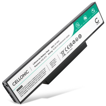 Batteri til ASUS X72D, K73E, X73S, X72J, X73B, N73S, N73, N73SV, A73S, K73S, K72F,A72J, A32-K72 Bærbar computer - 4400mAh 10.8V 