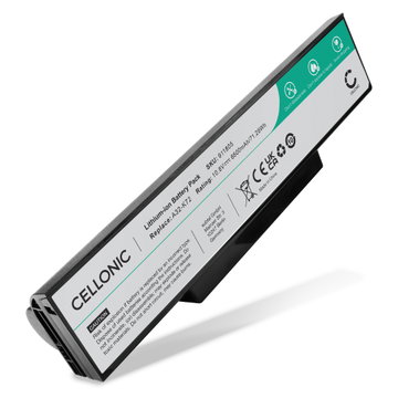 Batteri til ASUS X73S, X72J, X72D, A73S, K73S, K73SV, N73J, ASUS A32-K72 Bærbar computer - 6600mAh 10.8V 