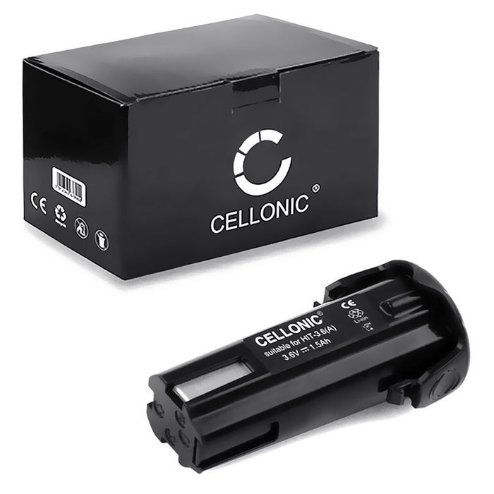 Battery for Hitachi DB 3DL2, NT 65GS, NT 65GB, DB 3DL, NT 50GS, NT 65GA, EBM315, 326263 3.6V  Li Ion 1.5Ah from CELLONIC
