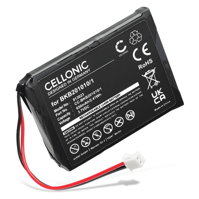 Battery til Ascom D43 D41, Mitel 5613 5614 5603, Avaya DECT 3730 3720, InnovaPhone IP64 IP61 650mAh 3.7V fra CELLONIC