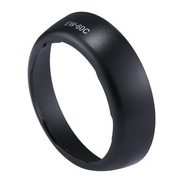 EW-60C Kamera Modlysblænde til Canon EF-S 18-55mm 1:3.5-5.6 III, 18-55mm 1:3.5-5.6 IS II, EF 28-80mm 1:3.5-5.6 II, 28-90mm 1:4-5.6 II – Plast bajonet cylindrisk / rund Modlysblænde fra CELLONIC