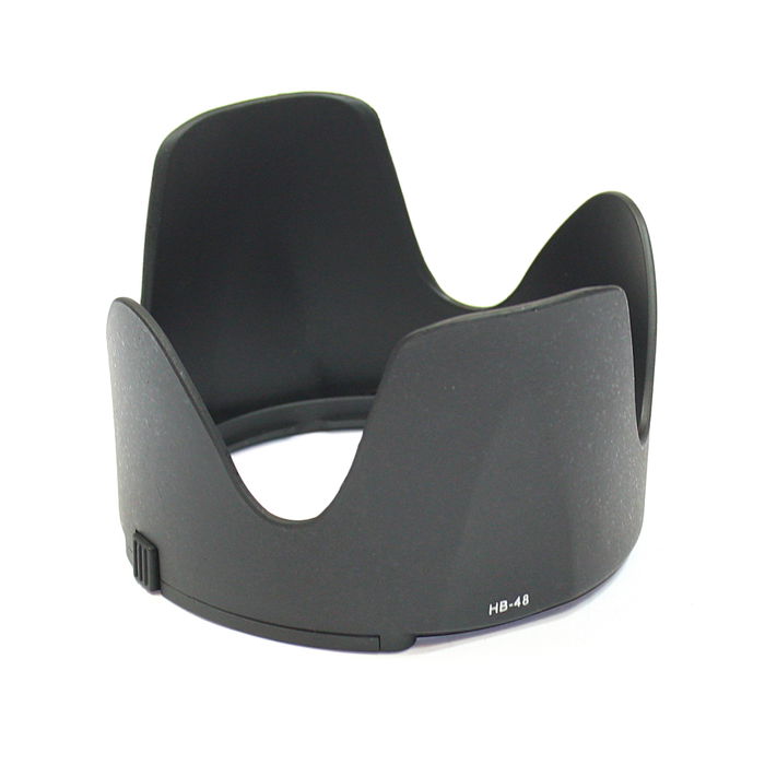 HB-48 Kamera Modlysblænde til Nikon AF-S Nikkor 70-200 mm f/2.8G ED VR II – Plast bajonet blomst / kronblad Modlysblænde fra CELLONIC