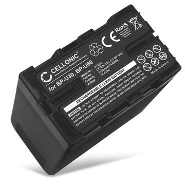 Battery for Sony PXW-FS7, PXW-FS7M2, PMW-EX1r, PXW-FS5K, PXW-FS5, PMW-300K1 BP-U30 BP-U35 BP-U60 BP-U70 BP-U90 (5200mAh, 14.4V) from CELLONIC