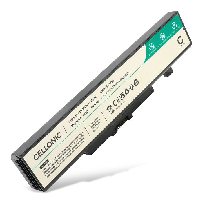 Lenovo G580 batteri 4400mAh 10.8V - 11.1V fra subtel