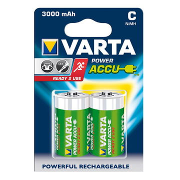 Genopladeligt batterier C / Baby (LR14) Varta Power Accu Varta 56714 2x