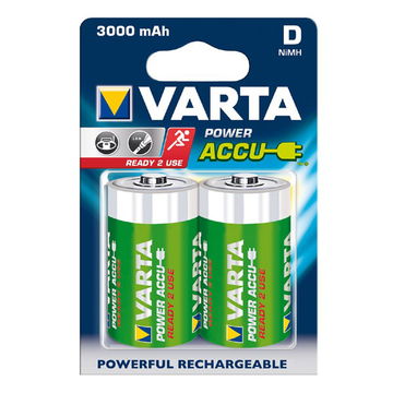 Genopladeligt batterier D / Mono Varta Power Accu Varta 56720 2x