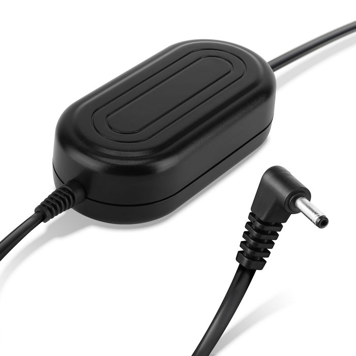 Strømforsyning til Samsung VP-L800 -L500 -L870, VP-D55, VP-W80 -W87, VP-M50 -M51 -M53 -M54, SC-L810 AC-adapter AA-E7A DC-kobling – Dummy-batteri – Batterieliminator fra subtel