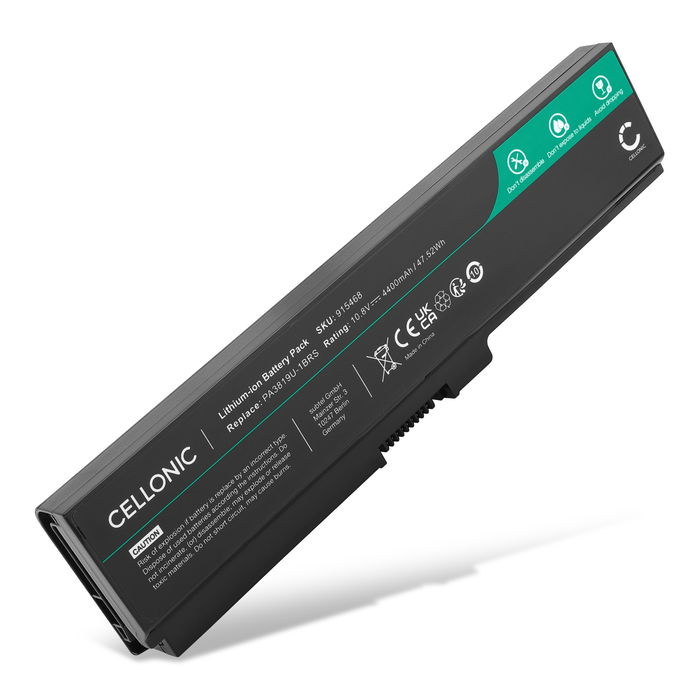 Toshiba Satellite C660 Batteri 4400mAh fra Cellonic