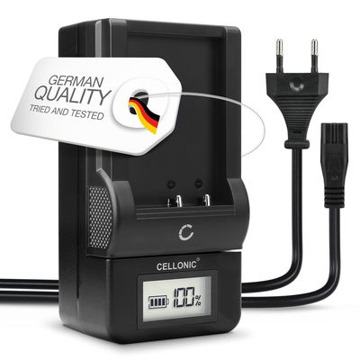 VW-VBT190 -VBT380 -VBK180 Batterioplader til Panasonic HC-V777 V800 V770 V760 V750 V380 V270 V180 V10 HC-VXF990 HC-VX980 Kamerabatteri fra CELLONIC