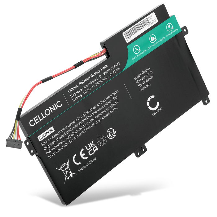 Samsung 370R5E / NP370R5E batteri 3400mAh 10.8V fra subtel