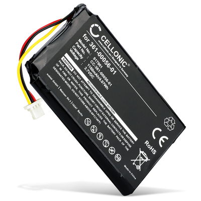 CELLONIC GPS Batteri til Garmin Nüvi 42, Nüvi 53, Nüvi 65, Nüvi 2689, Nüvi 2699, Nüvi 2799 / 010-01211-01 361-00056-01 1100mAh SatNav nyt Navigationsbatteri