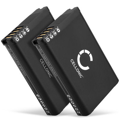2x 361-00053-00 Batterier til Garmin Montana 600 600t 610 650 650 650t 680 680t / Garmin Monterra / Garmin Alpha 100 200i / Garmin VIRB Elite Batteriudskiftning - 3.6V - 3.7V, 2200mAh