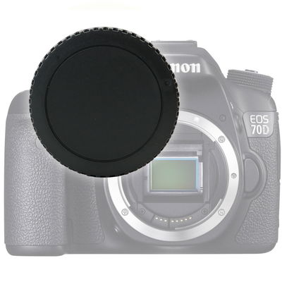CELLONIC Camera Body Cap / Rear Lens Cap for Canon EOS 70D, EOS 7D, EOS 6D, EOS 700D, EOS 100D.., EOS Rebel (RF-3), Beskyttende DSLR dæksel / Linser bagcover låg