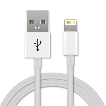USB Kabel til Apple iPod Touch 7 / nano 7 Gen. - A1446 / Touch 5 Gen. - A1421 / A1509 (Lightning Dock) - Opladningskabel 1m Datakabel hvid