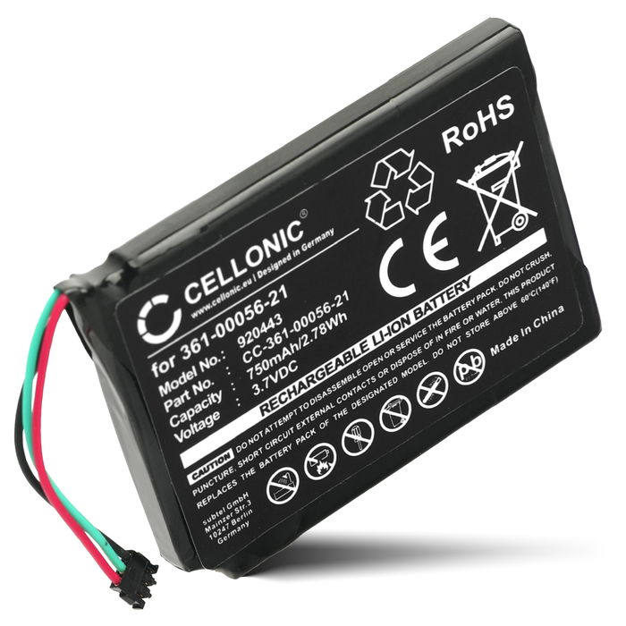 subtel GPS Batteri til Garmin DriveAssist 50, 51 / DriveLuxe 50 / Nüvi 2589, nüvi 2599 (LMT-D, LMT-S) 361-00056-21 750mAh SatNav nyt Navigationsbatteri