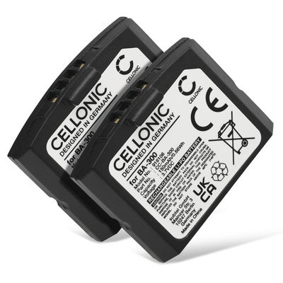 2x nye batterier BA300 Batteri til hovedtelefoner til Sennheiser RR 4200 RS 4200 RR 840 RI 410 IS 410 HDI 830, Set 840 TV Radio Høretelefon batteri BA 300 150mAh