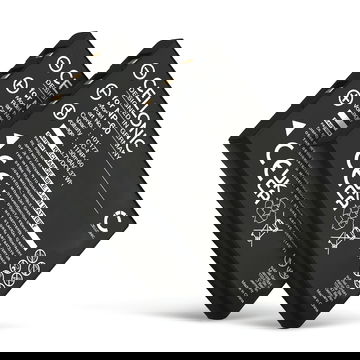 2x Battery for Toshiba Camileo P10, P20, H20, S10, H30, P30, H10, HD, Pro 1180mAh from CELLONIC