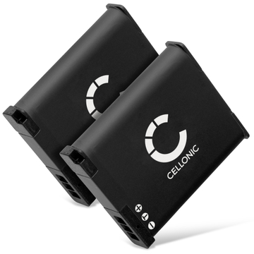 2x Batteri til Panasonic Lumix DMC-TZ71 TZ70 DMC-TZ61 TZ60 DMC-TZ58 TZ56 TZ55 DMC-TZ41 PABCM13-1,DMW-BCM13 (950mAh, 3.7V) fra CELLONIC