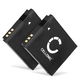 2x Batteri 1000mAh