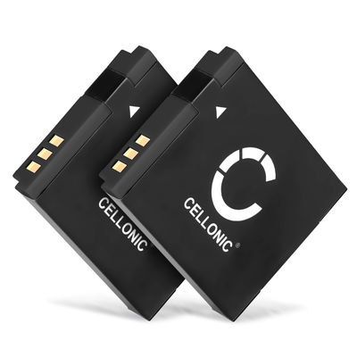 2x Kamera Batteri til Canon PowerShot SX710 HS SX700 HS SX500 IS SX510 HS SX530 HS SX540 SX600 HS SX610 HS SX260 - NB-6L NB-6LH 1000mAh Udskiftsningsbatteri til kamera