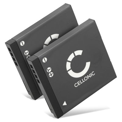 2x Kamera Batteri til Panasonic Lumix DMC-FT30 -FT25 DMC-SZ1 -SZ7 DMC-S1 -S2 -S3 DMS-FS16 -FS28 -FS35 -FS40 DMC-TS25 DMC-FH4 -FH2 -FH25 - DMW-BCK7 NCA-YN101H 700mAh Udskiftsningsbatteri til kamera