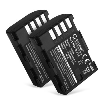 2x Batteri til Sigma SD Quattro, SD Quattro H BP-61 (1600mAh, 7.4V) fra CELLONIC